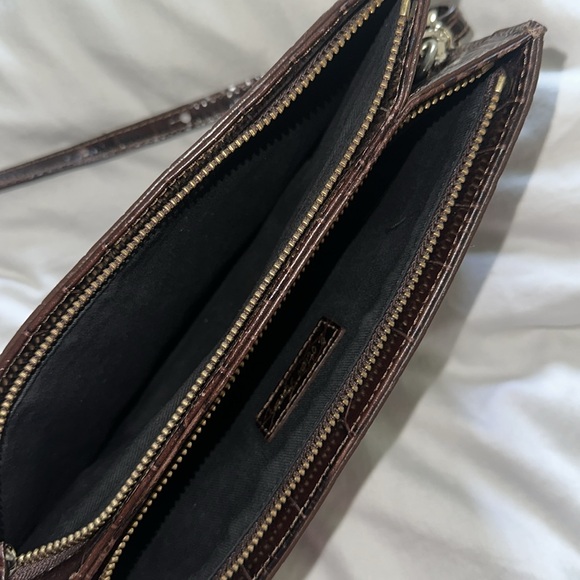 & OTHER STORIES Quiet Luxury Croc Shoulder Bag Leather Crossbody - Picture 5 of 6